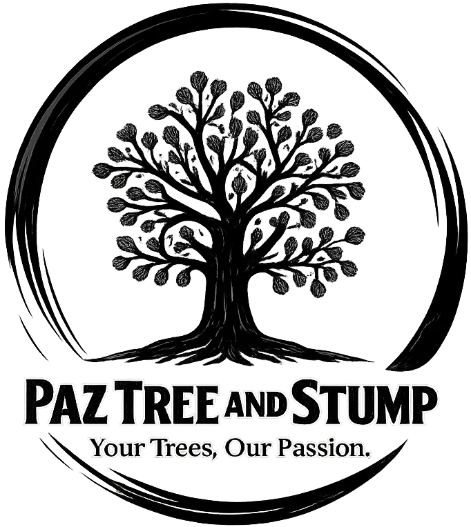Logo Paz Tree and Stump LLC